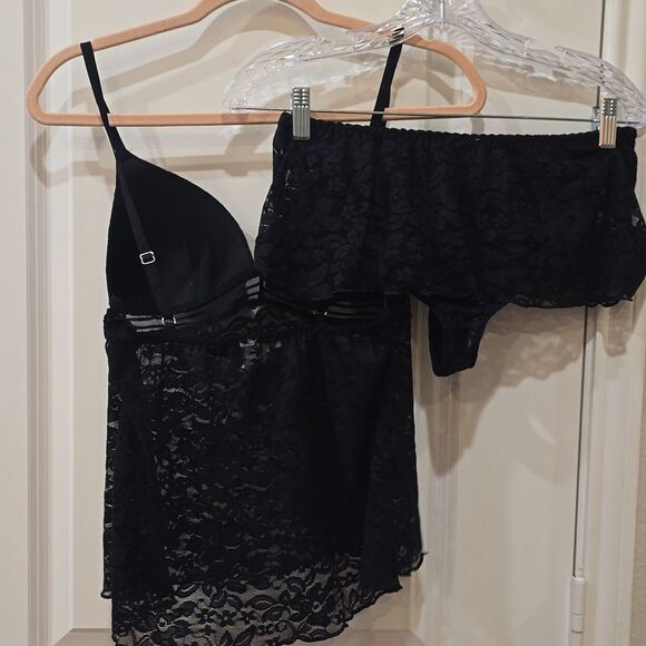 Linea Donatella Sexy Basics Lace Cami & Shorts Lingerie PJ Set - Picture 5 of 6